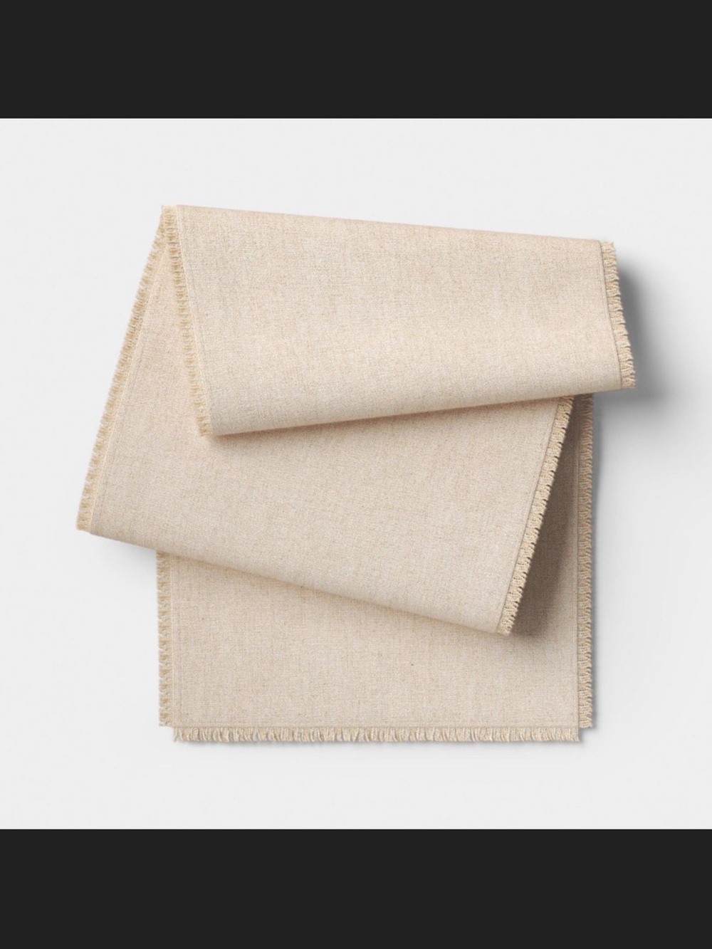 Threshold Beige Woven Table Runner